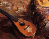 保罗 高更 : Mandolin on a Chair